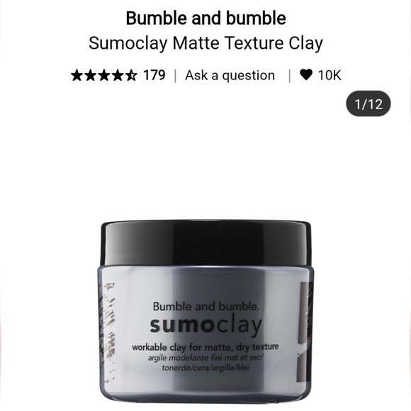 Sephora Other - NIB BUMBLE & BUMBLE SUMO CLAY MATTE TEXTURE CLAY